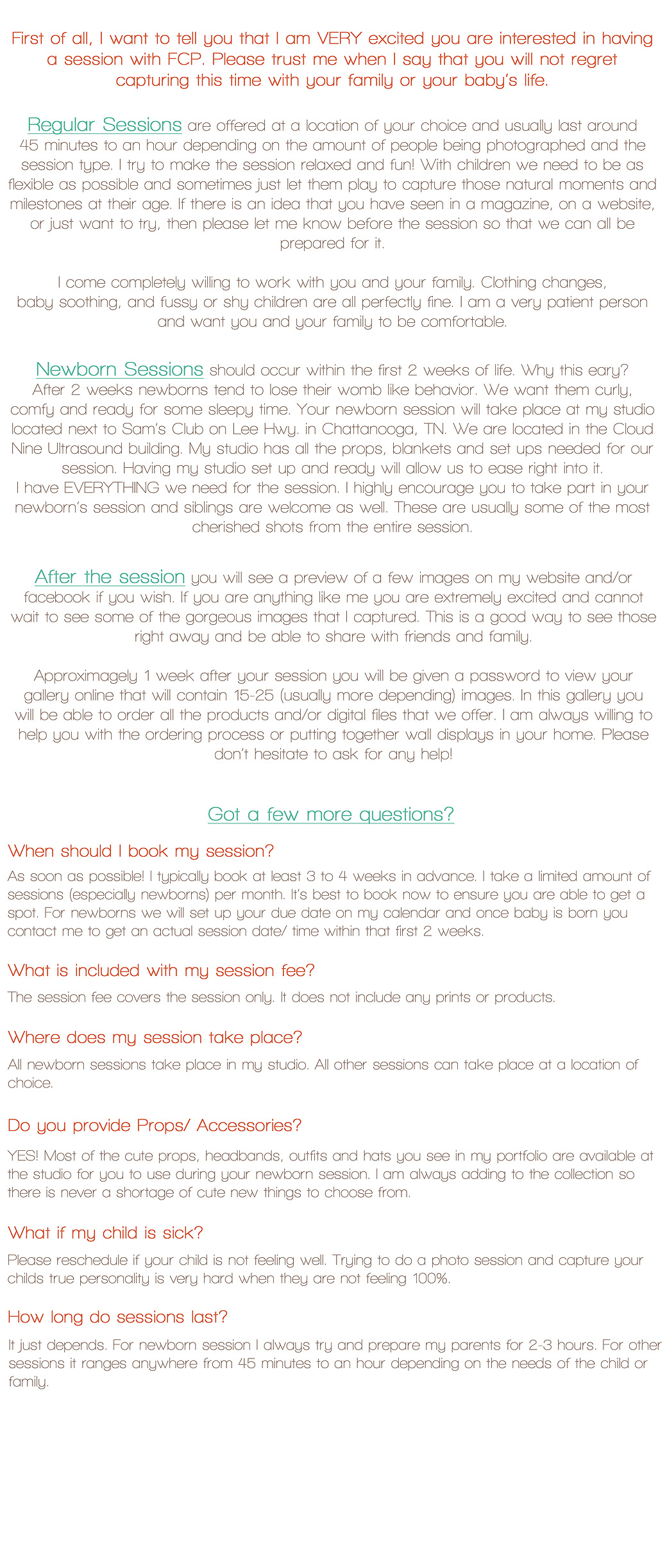 session information 1 WEB